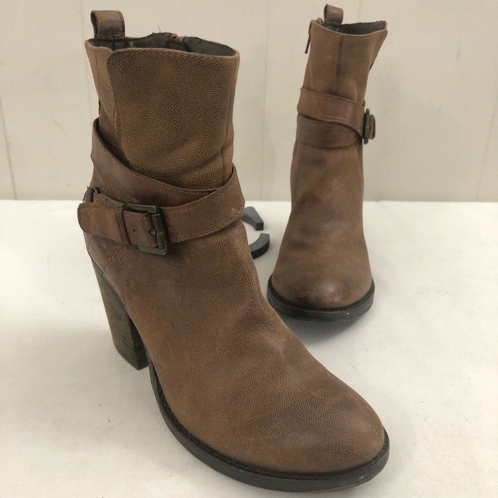STEVE Madden l Sz 7 l Leather Ankle Boots l REESEA - Picture 6 of 15